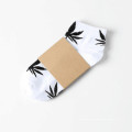 Herren Socken Kurz Maple Leaf Athletic Weed Herren Grass Schwarz Weiß Socken